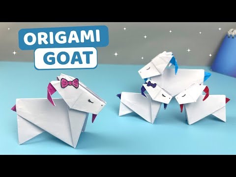 Origami Goat Tutorial 🐐 | How to Fold a Paper Goat Step by Step (Easy for Beginners)