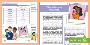 Identifying Sensory Needs: What is Sensory Integration?