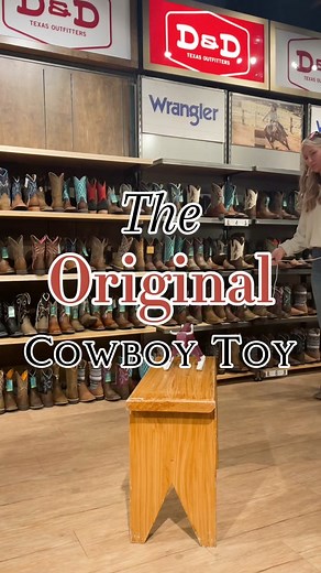 So much fun with the Original Cowboy Toy! 🤠 #theoriginalcowboytoy #western #fun #roping #rodeo #southernliving