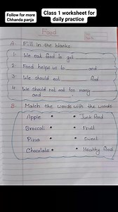 #class1 #worksheet #English #EVS #worksheet Chhanda Panja | Chhanda Panja