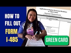 Step by step guide on how to fill out form I-485 or Green Card Application | Phil and Joyce Simonsen