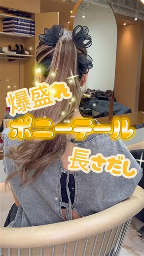 ✨誰でも簡単セルフアレンジ✨ポニーテールはロングにかぎる！#ポニーテール#セルフアレンジ#ヘアアレンジ#セルフアレンジ