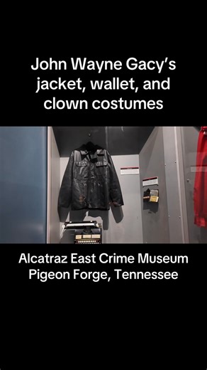417K views · 8.4K reactions | John Wayne Gacy’s clown costumes, wallet, typewriter, and the jacket he was wearing when he was arrested. Located at Alcatraz East Crime Museum in Pigeon Forge, Tennessee. #johnwaynegacy #truecrime #truecrimecommunity | Freyzel Productions | Facebook