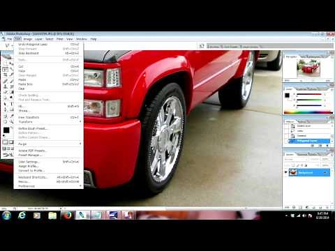 Adobe Photoshop Tutorial : How To Crop images CS2