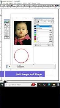 Mask and group option in Adobe PageMaker || #shorts || #pagemaker