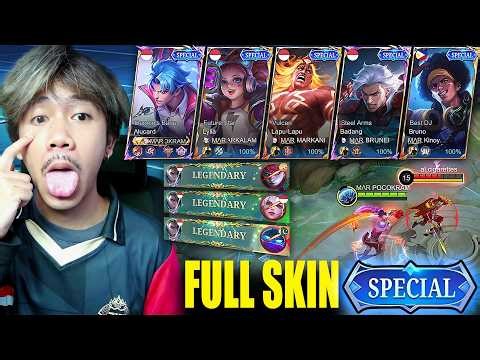 META FULL SKIN SPECIAL BERAKSI DI LAND OF DAWN - Mobile legends