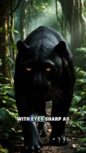 "The Hidden Shadow: Mysterious Life of the Black Panther 🐆 | Jungle Predator Facts"