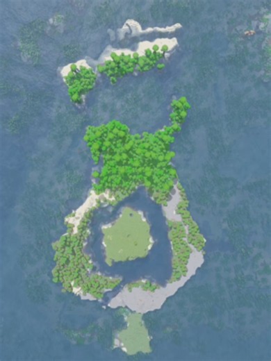 ¡Esta SEED de Minecraft tiene una Isla en forma de 8! #minecraft #minecraftseed#minecraftjava #minecraftbedrock