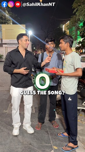 87K views · 2.4K reactions | Tried Guess The Bollywood Song By Single Alphabet Challenge In Public For Amazing Cheese Pizza  #sahilkhannt #BollywoodQuiz | Sahil Khan NT | Facebook
