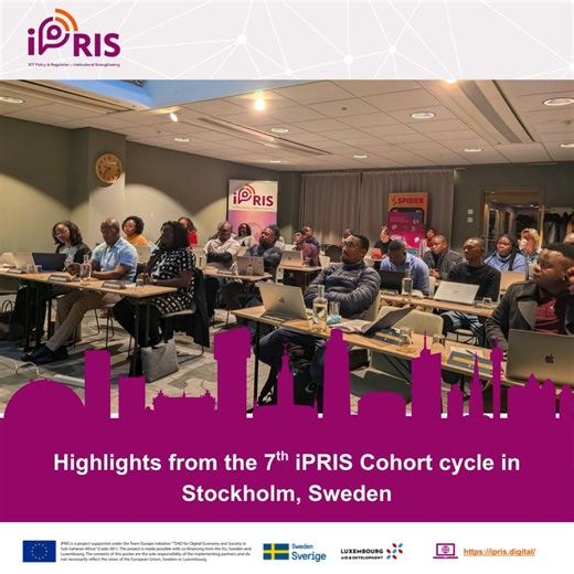 Ipris_digital on Instagram: "Day 1 & 2 Highlights | iPRIS cycle The seventh iPRIS cohort cycle officially began this week in Stockholm, Sweden, bringing together ICT regulators from across Africa and Europe for an intensive peer-to-peer learning journey. On Day 1 (Monday, 17 November), participants were welcomed by SPIDER and the Swedish Post and Telecom Authority, reflecting on a shared vision to advance regulatory excellence through collaboration and evidence-based learning. The day featured a