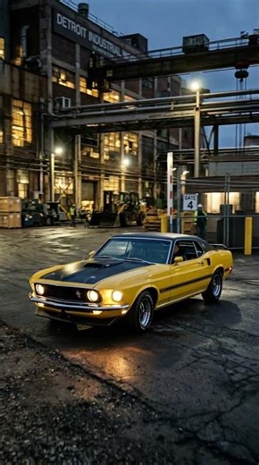 Detroit's Masterpiece: 1969 Mach 1 Assembly Process #musclecars #classiccars