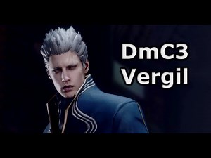 New Young Vergil DMC3 on V in Devil May Cry 5 Gameplay Costume Cutscenes (MOD DMC 5)