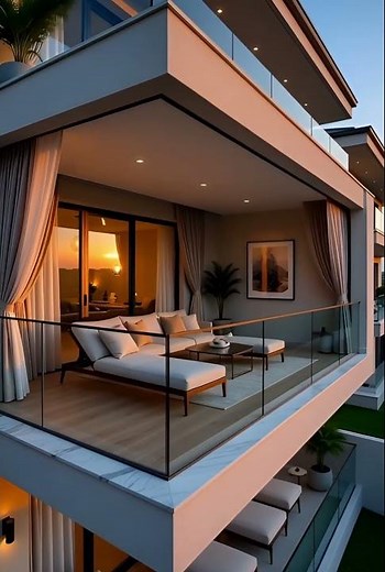 Modern Luxury Balcony Tour – Upper Floor Dream Outdoor Space!