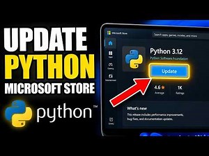 How to update Python on Windows with Microsoft Store - Easy Tutorial