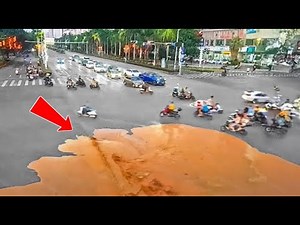 कैमरे में कैद हैरान कर देने वाली घटनाएँ | Incredible Moments Caught On CCTV Camera