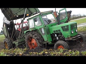 Deutz D6806 Gets TOTALLY STUCK During Sugarbeet Harvest 2019 | Mud Season | DK Agri