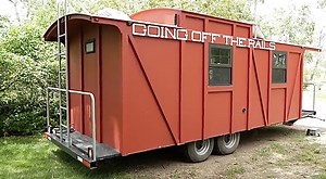 Just Look Inside this Caboose RV Trailer! TFL Camper Corner (Video)