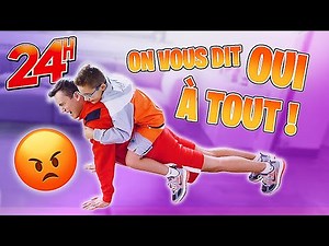 ILS DISENT OUI À TOUT PENDANT 24H !!! - YES MAN CHALLENGE