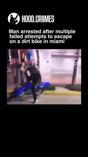 Ready Set Hood! on Instagram: "This man was trying to flee on a dirt bike. He was chased because of coming to an open street with a bike that is just allowed for racing and tricking. The bike is tuned. Wheelies and insane one wheel circles he did on the streets. Since he didn’t get away he needed to go to the police station where he said: “I come never to streets this was the first time.” - Now probably it has been the last time also. While he was driving he didn’t see the police. He didn’t real