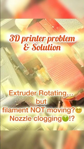 3D Printer Not Extruding? Real Fix in 40 Seconds #3d #3dprinting #fdmprinting #engineering