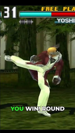 Tekken 3: Heihachi vs Yoshimitsu (Iron Fist vs Alien Samurai) 👊⚔️ #Shorts