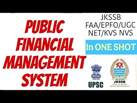 Public Financial Management System PFMS | JKSSB FAA/EPFO/UGC NET/KVS NVS PGT COMMERCE
