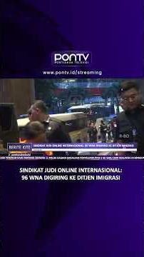 Sindikat Judi Online Internasional: 96 WNA Digiring ke Ditjen Imigrasi