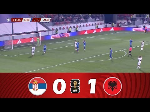 Serbia vs. Albania [0-1] | UEFA European Qualifiers 2026 | Match Highlights!