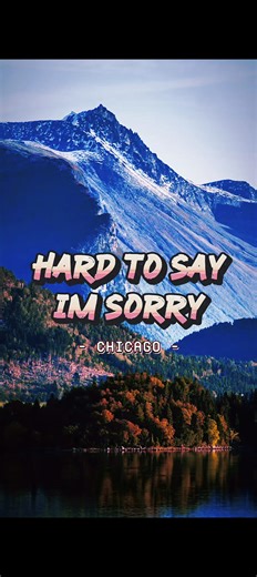 𝐇𝐀𝐑𝐃 𝐓𝐎 𝐒𝐀𝐘 𝐈’𝐌 𝐒𝐎𝐑𝐑𝐘 - 𝐂𝐡𝐢𝐜𝐚𝐠𝐨 𝐋𝐲𝐫𝐢𝐜𝐬 🕊️ | Oneblinkz Lyrics Video Requested By: マイサ オング オーラ “Hard to Say I’m Sorry” is a heartfelt song about pride, regret, and wanting to make things right. Sometimes the hardest words to say… are the ones we mean the most. 💬💔 💬 Have you ever wanted to say sorry, but didn’t know how? 🎧 Follow Oneblinkz for more songs that speak the truth. 🙏 Thank you for listening, Oneblinkz Fam! 🎼 Song Credits: 🎙️ Artist: Chicago 📅 Release