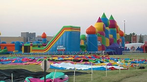 3.5K views · 58 reactions | The world's largest bounce house getting set up at Southridge Mall. Check it out! bit.ly/2MnCQoB | We Are Iowa Local 5 News | Facebook