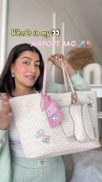 What’s in my *AIRPORT* bag ✈️ 👜 👀 #shorts #whatsinmybag