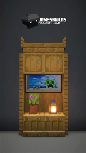 Furniture Design - Minecraft Tutorial #shorts