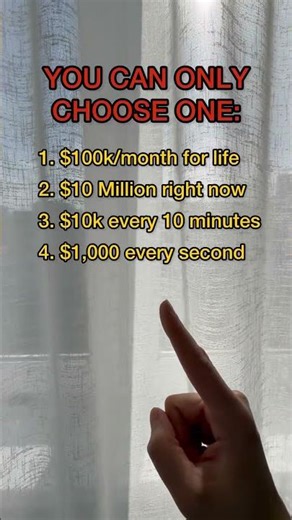 👉 $10,000,000 Now… or $1,000 Every Second? 🤯