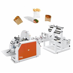 [Hot Item] 400 High-Accuracy High Speed Small Packing Paper Bag Making Machine   2 Colors Online
