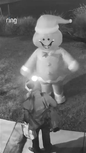 Nothing says 'holiday cheer' quite like a jump scare from your fiancé in a gingerbread man costume🎄