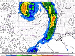 8.1K views · 80 reactions | The ECMWF model signaling Texas could see active weather (thunderstorms) throughout the first week of May. 04/28/2025 | South Texas Weather Updates | Facebook