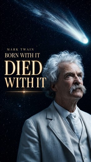 Mark Twain Was Born and Died With Halley's Comet