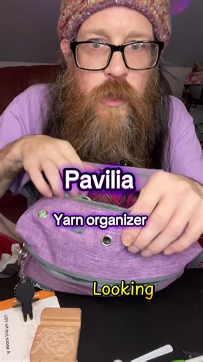 @PAVILIA yarn organizer bag