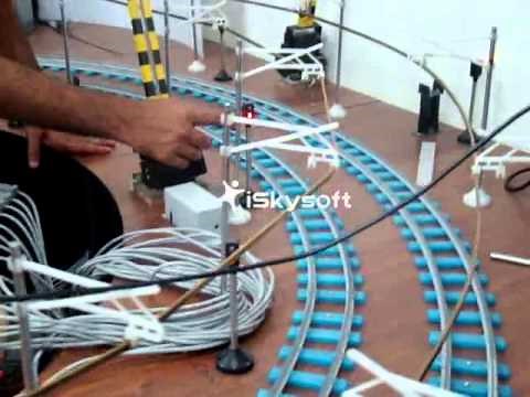 Rail Signalling Working Model - I (LC Gate operation)