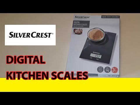 Silvercrest Digital Kitchen Scales - Unboxing