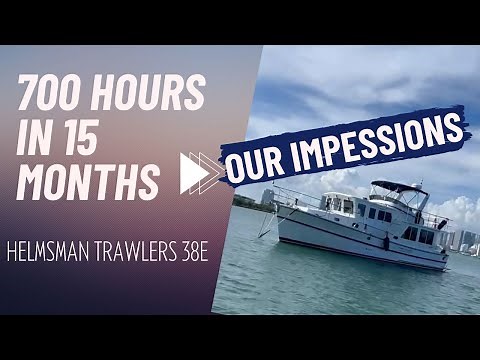 Helmsman Trawlers 38E | "One take" interior tour after 700 hours underway