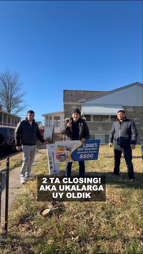Khusniddin Yuldashev on Instagram: "1️⃣ kunda 2️⃣ ta uy oldik! ✅ Bizning asosiy maqsadimiz vatandoshlarimizga birinchi uyini olishda yordam berish va keyinchalik investitsion uylar xaridida ham qo‘llab-quvvatlashdir 🏡 Bugun ikki aka-uka Filadelfiyadan birdaniga 2 ta uy xarid qilishdi 🥳 Ularga yangi uy muborak va xayrli bo‘lsin! 💯 Khush Team sizga ham uy va mortgage olishda yordam beradi. ➖➖➖➖➖➖➖➖➖➖➖ ✅ Our main goal is to help our community purchase their first home and later support them in b
