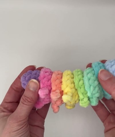 Handmade Fuzzy Caterpillar Fidget Toy: Sensory Plush - Etsy