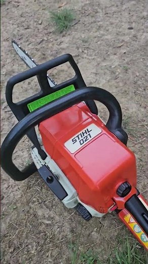 Stihl 021 chainsaw-full of life and ready to go!