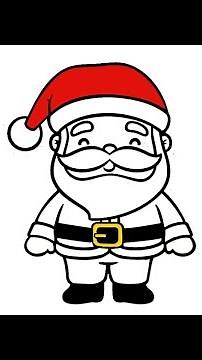 Santa Claus Christmas drawing | How to color Santa Claus | Christmas Coloring pages