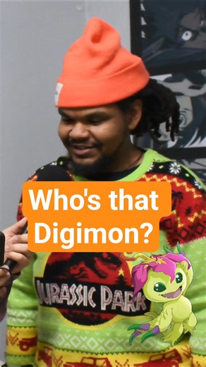 Who's that Digimon? #animeweeb #streetinterview #animecon #digimonstory #whosthatpokemon #animeshort