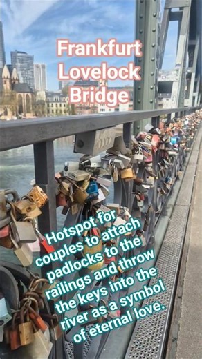 #Eiserner steg #lovelock bridge #Frankfurt