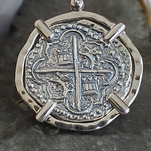 LARGE Heavy Atocha Shipwreck Treasure Coin Pendant - Etsy