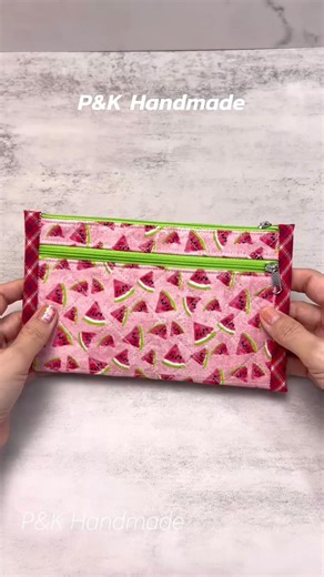 Diy Zipper Pouch🧵Gift Ideas❣️#shorts #sewing #pouch