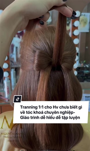 Khóa đào tạo tóc chuyên nghiệp 1:1 cho người mới